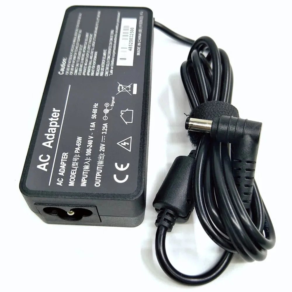 65W 20V 3.25A 5.5*2.5mm Laptop Charger For Lenovo U130 U350 U310 U410 U430 U450 Y430 Y460 Z360 G230 G430 G360 notbook Adapter