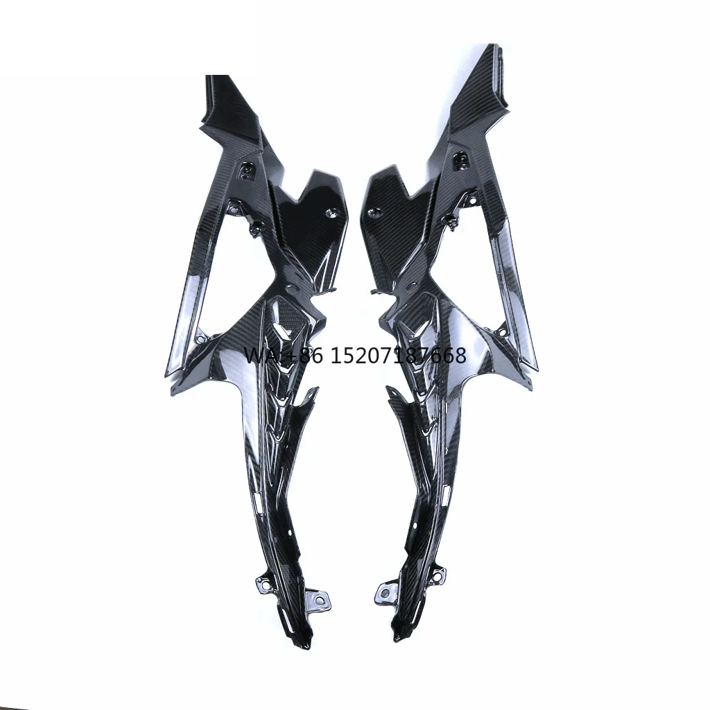 

3K сухая боковая верхняя рама мотоцикла из углеродного волокна, внутренняя крышка, обтекатель панели для Kawasaki Ninja ZX-25R 2020 + 2022 2023 2024