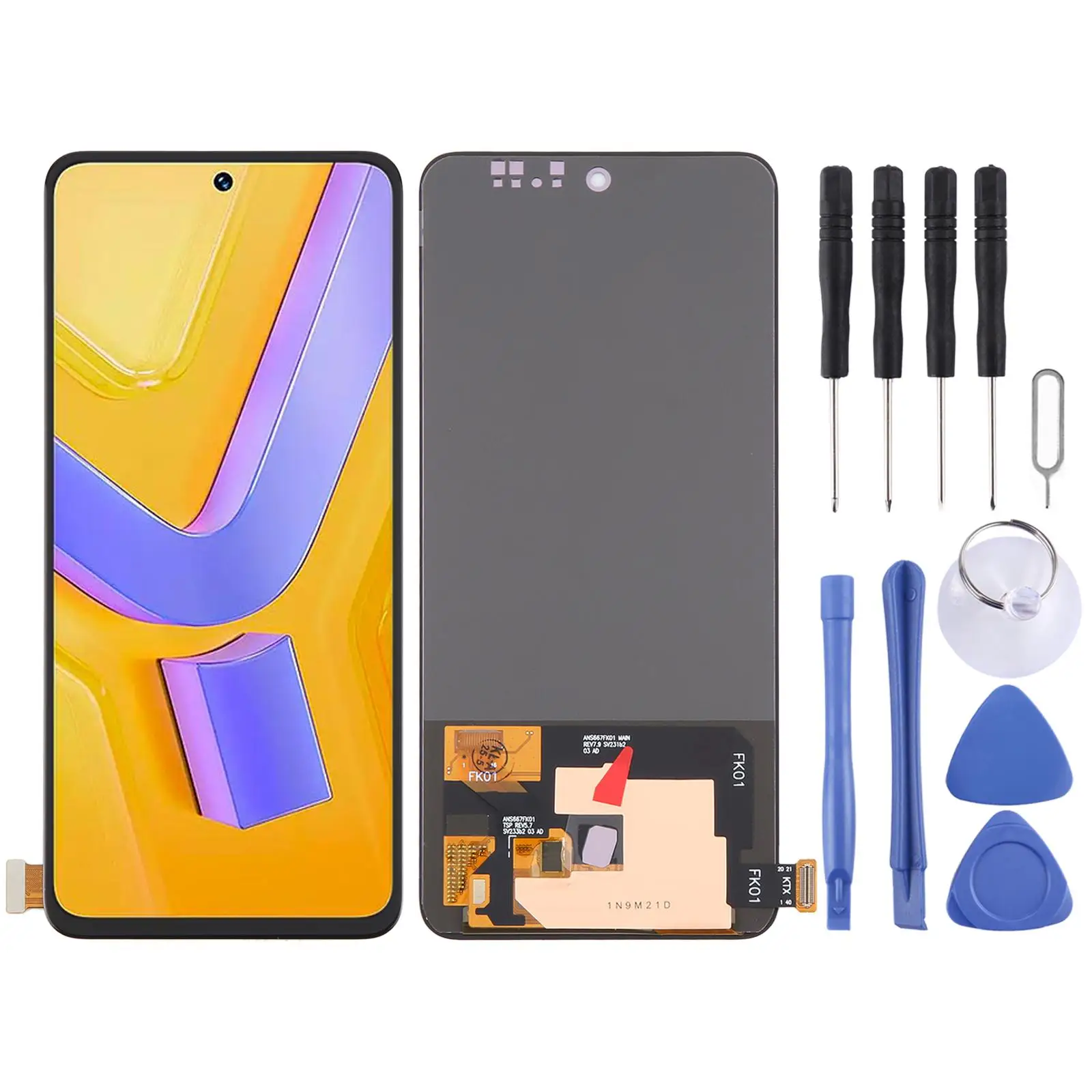 

For vivo V40 SE 5G OLED LCD Screen with Digitizer Full Assembly