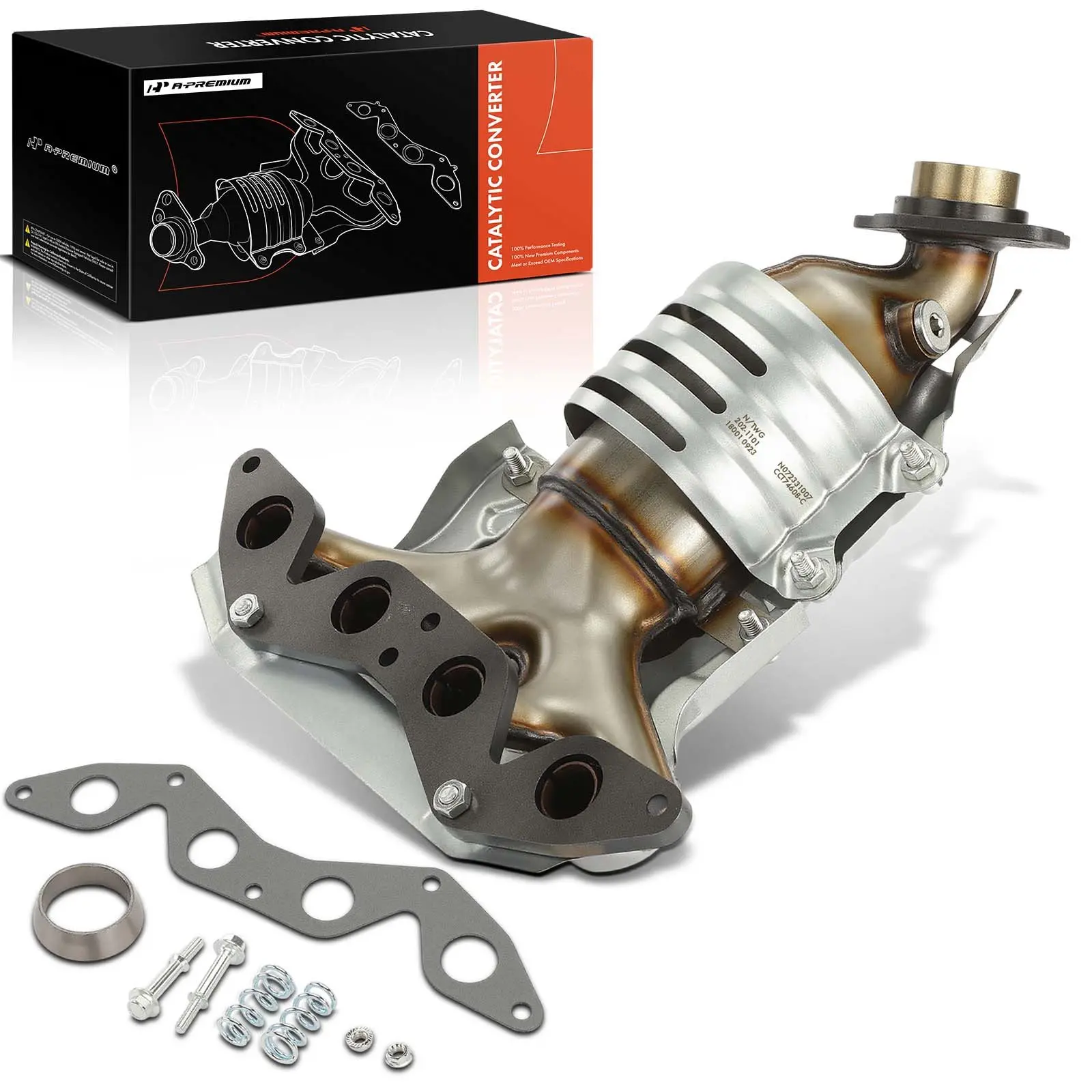 A-Premium Exhaust Manifold Catalytic Converter for Honda Civic 2001-2005 Acura EL 2001-2005