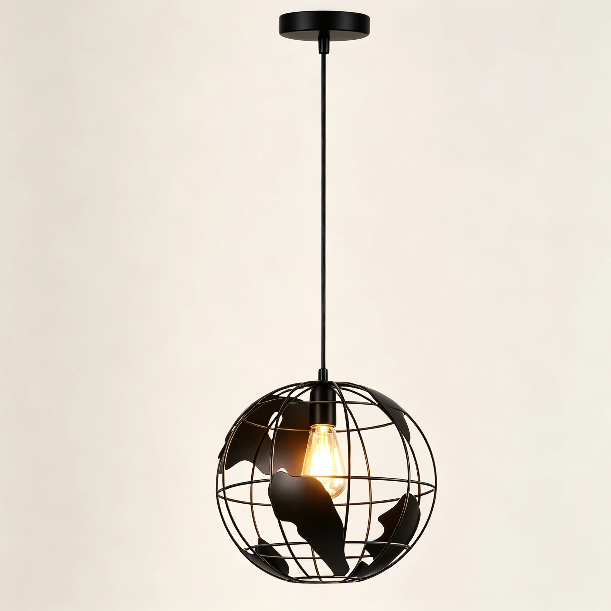 Kitchen Baking Island - Lampes suspendues en métal simple en