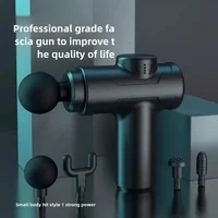 Mini pistola de masaje USB de 4 cabezales, máquina de Fascia, relajación muscular, pistola vibratoria, varilla de masaje, herramienta de Fitness, pistola masajeadora muscular para ti