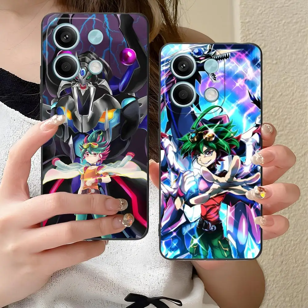 Yugioh Yuya Sakaki حافظة هاتف محمول لهاتف Xiaomi Redmi Note 14 13 12 11 S Pro Plus 4G 5G غطاء طباعة ملون هاتف ذكي جميل #1