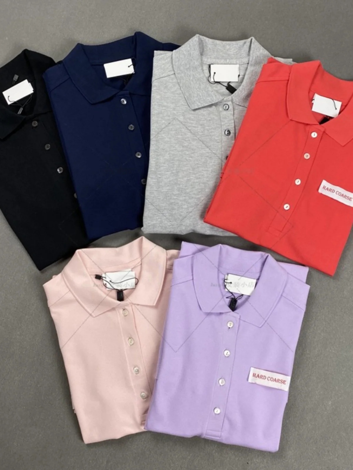 Novedad de verano, vestido  clásico de aodón multicolor, falda de viajero de manga corta con cuello vuelto, vestido de ...