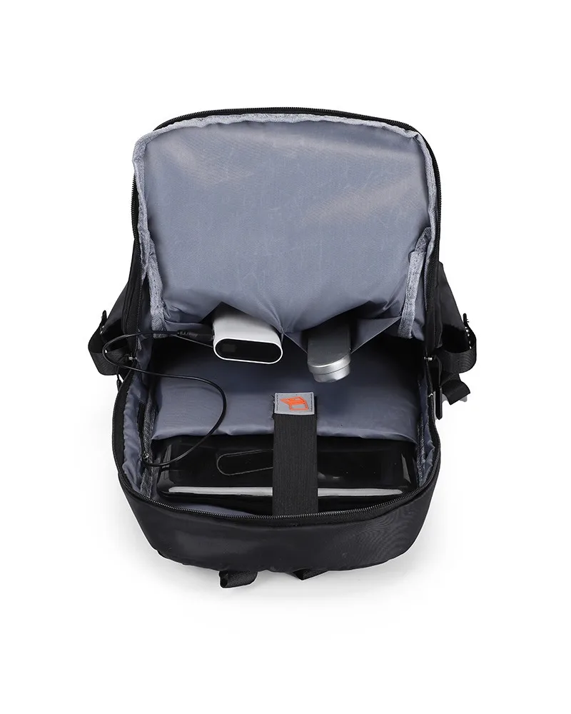 

Korean-style casual backpack for college students with USB port and lightweight build