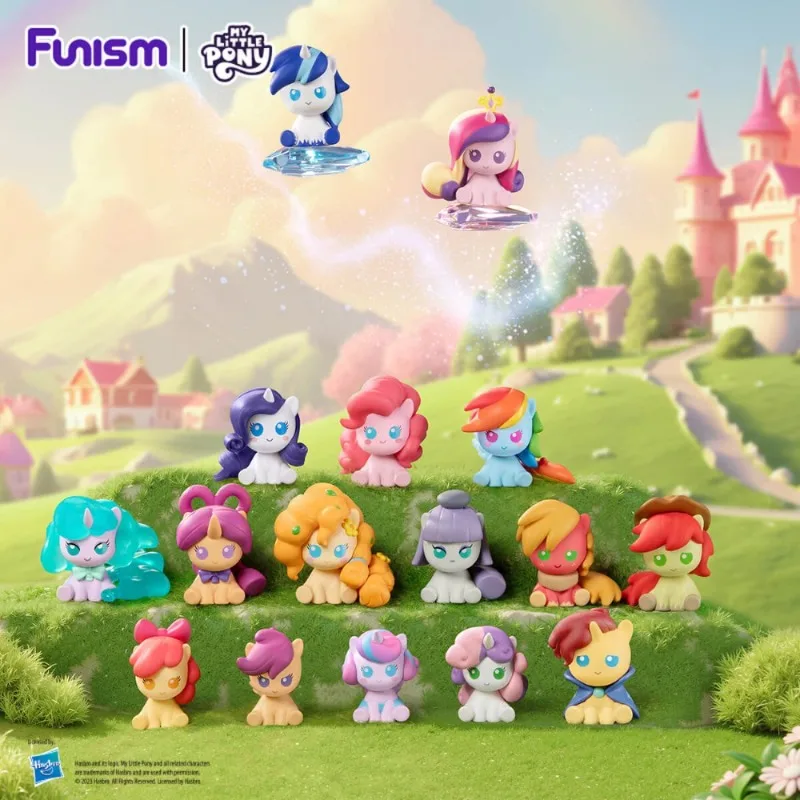 FUNISM My Little Pony Home is Protection Series Magic Bottle Series Figurki Niespodzianki Figurki Akcji Zabawki Prezent Urodzinowy Zabawka dla Dzieci