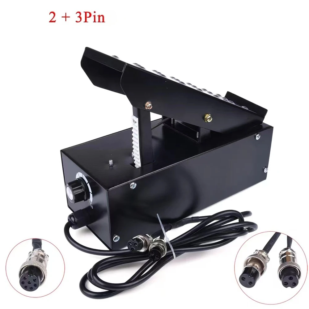 3pins Foot Switch Foot Pedal Controller Remote Current Regulation Control Arc For AC/DC TIG Argon Arc  Electric Welding Machine