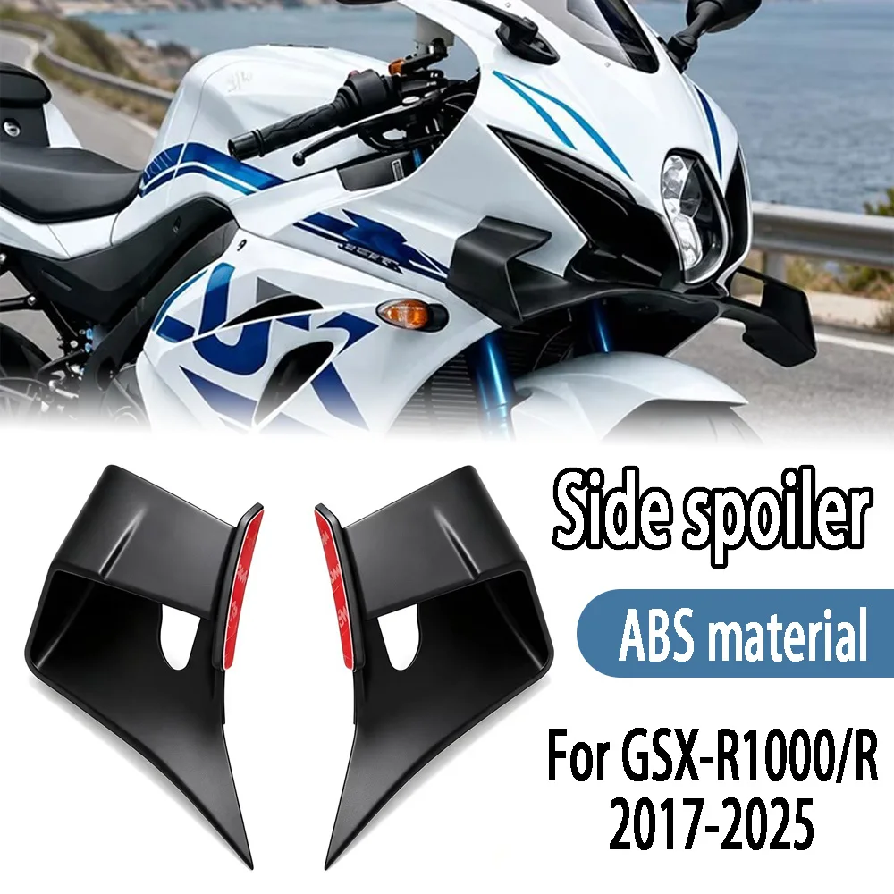 For Suzuki Gsxr1000 Gsxr1000r GSX R 1000 R 2017-2025 2024 2023 Motorcycle Winglet Aerodynamic Spoiler Dynamic Wing Accessories