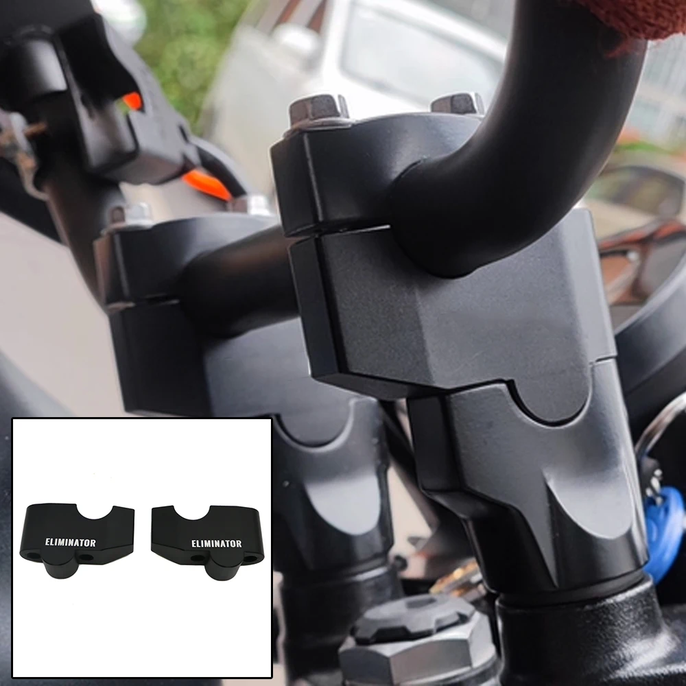 For Kawasaki Eliminator500 Eliminator400 eliminator 400 500 2024 Motorcycle Handlebar Mount Riser Handlebar Clamp Raised Extend