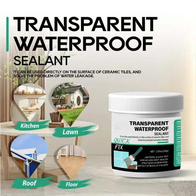 โปร่งใสกันน้ํากาวล้างหลังคาซ่อมสีกันน้ํา Anti-Leakage คอนกรีต Sealant ที่มองไม่เห็นตัวแทนกันน้ําสําหรับ