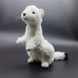 Ferret High Fidelity Cute Mink Stoat Plush Toys Lifelike Animals Simulation Stuffed Doll Toy Gifts For Kids