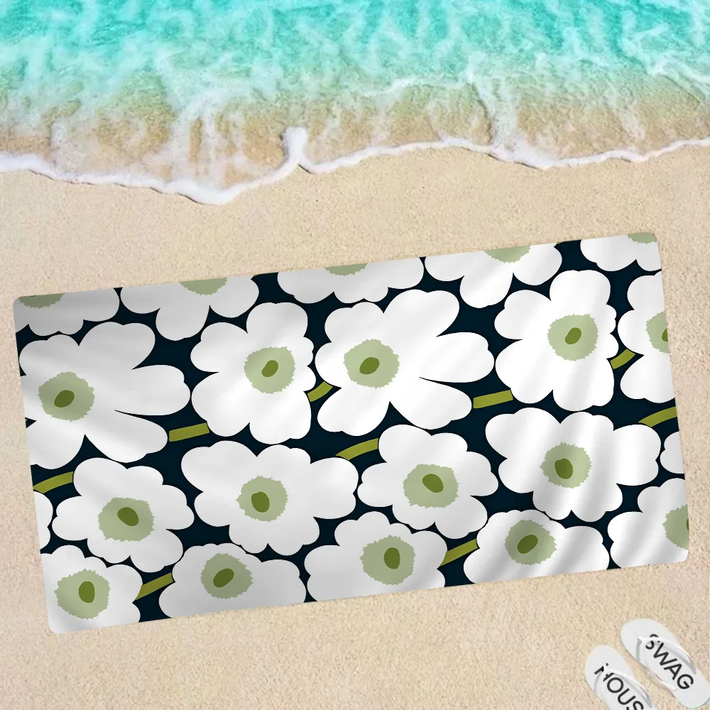 

Colorful Poppy Flower Big Microfiber Beach Towels Quick Dry Towel Sand Beach Towels Pool Towel For Travel Swim Pool Yoga