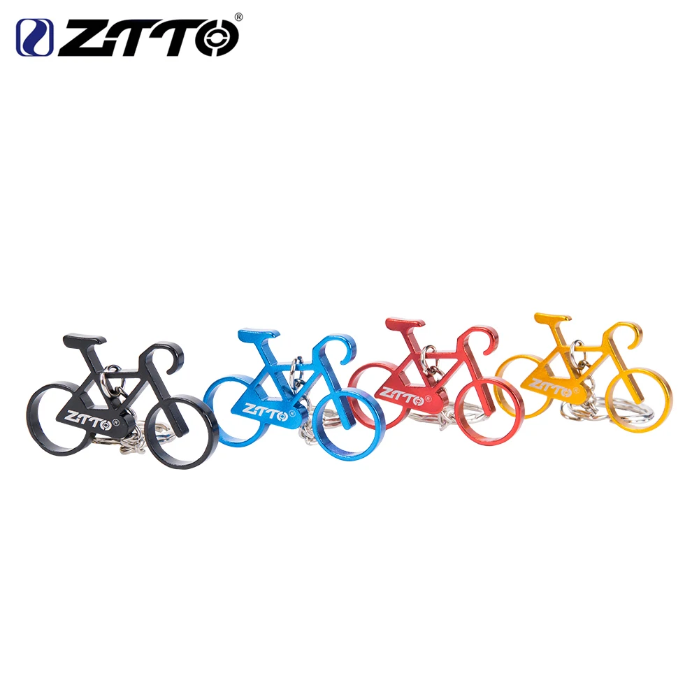 ZTTO Electric Bicycle Keychain MINI ebike Parts Sporty Man Bicycle Figure Keyring Trinket Handbag Keyring Aluminium Alloy