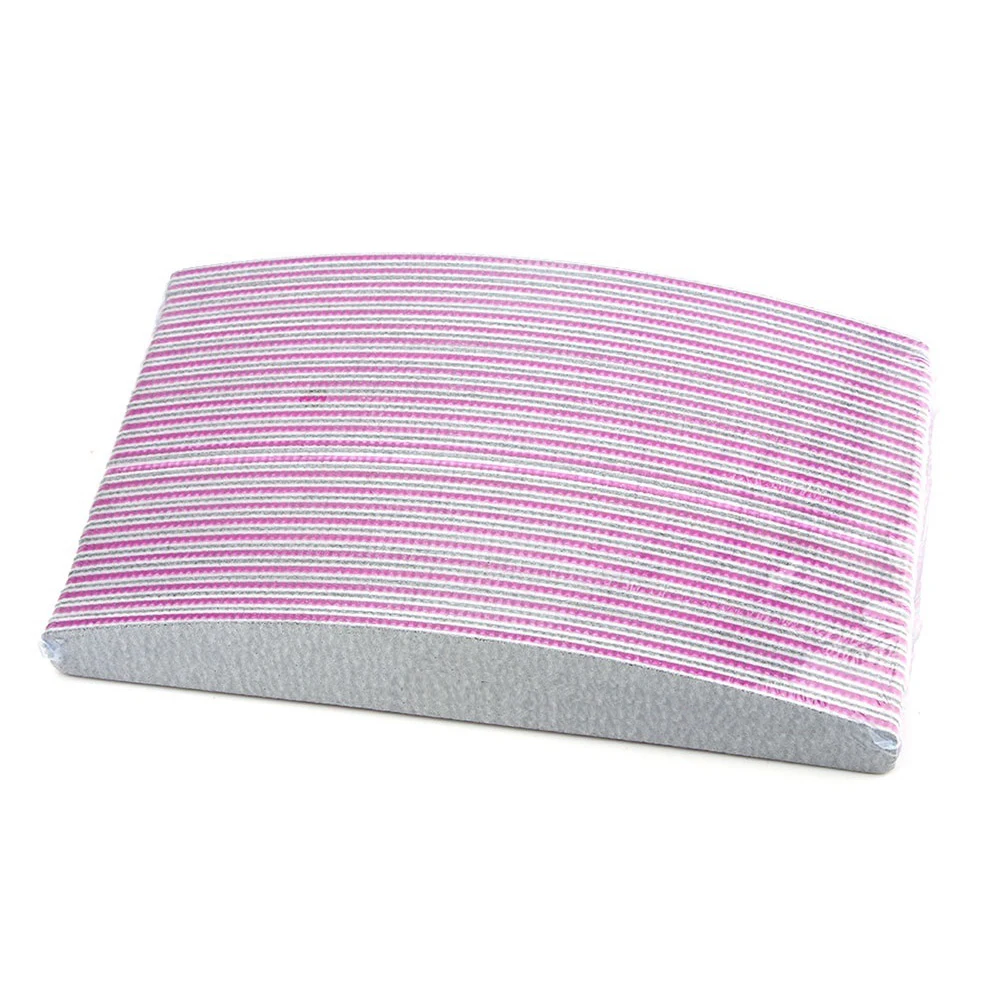 

25Pcs/Lot Nail Files 100/180 150/150 180/240 Grit Professional Sandpaper Buffer Files Manicure Tool Gel Polishing Files for Nail
