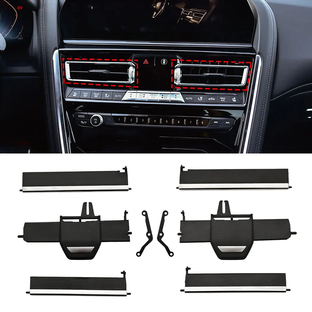 For BMW G14 G15 F91 F92 Car Front Air Vent Grille Clip Trim Parts A/C Outlet Repair Kits For BMW 8 Series M8 830 840 64119462388