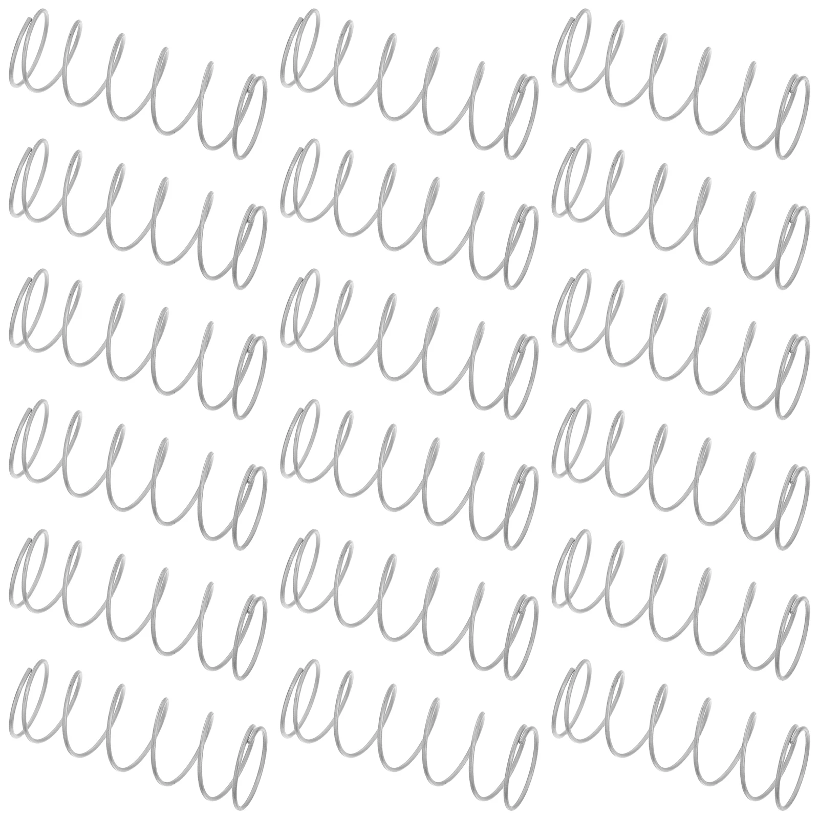 20Pcs Toilet Flush Actuator Spring Universal Stainless Steel Compression Coil Smooth Silent Operation Bathroom Cistern Repair