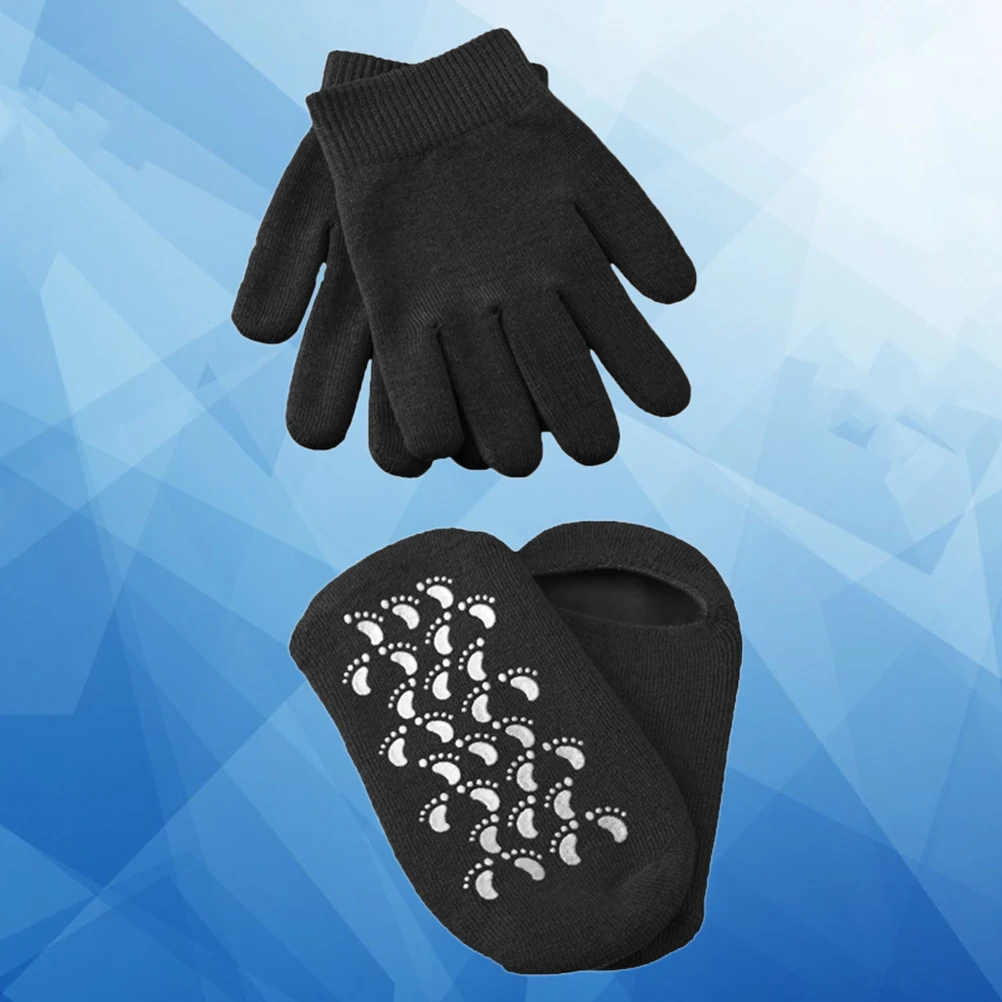 

2 Pairs Moisturizing Gel Gloves Spa Socks Hand Foot Cover Premium Material Skin Care Tools Nourishing Gifts Birthday Christmas