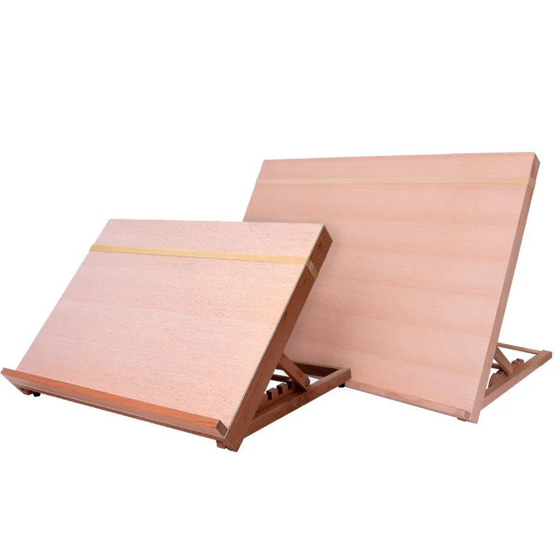 Wooden desktop easel beech
