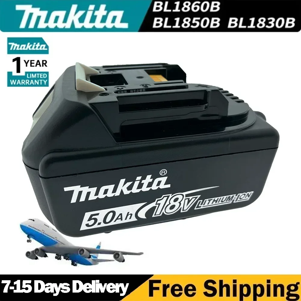 

Makita Original 6Ah/5Ah/3Ah for Makita 18V Battery bl1815 bl1830 bl1840 bl1845 bl1860 bl1445 bl1460 Replacement Lithium Battery