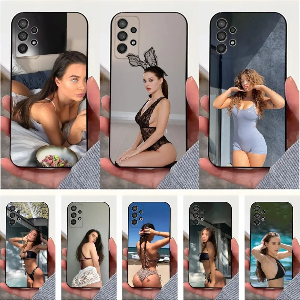 Sexy L-Lanas R-Rhoades Phone Case For Samsung S25,S24,S23,S22,S20,S21,S10,Ultra,Plus,Lite,FE,Soft Silicone Black Cover