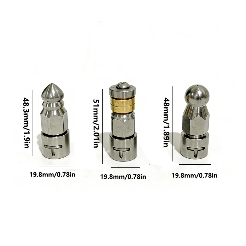 High Pressure Drain Clog Cleaning Nozzle Tips For Karcher K Series/Lavor/Bort/WAP Sewer Jetter Directly For Hose