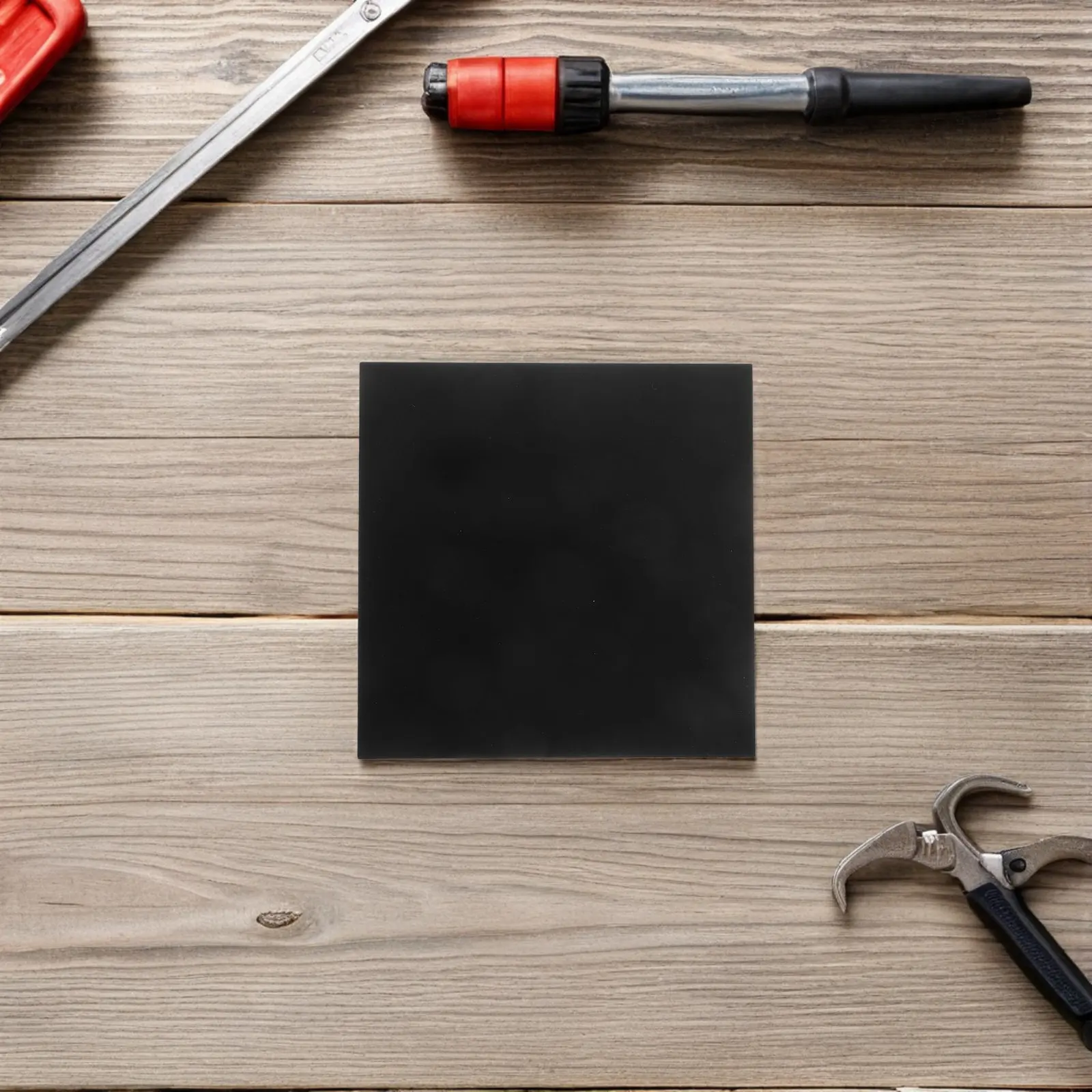 10Pcs Black Aluminum Engraving Blanks 3.94 X 3.94 Inch 0.5mm Anodized Aluminum Panel for Name Plates Metal Panel