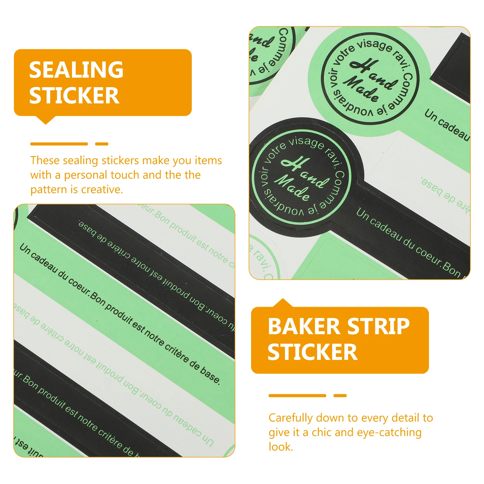 ملصقات الختم ملصق الخبز DIY لصندوق الهدايا كوكي كعكة الشوكولاته التعبئة والتغليف ملصقات ختم المخابز