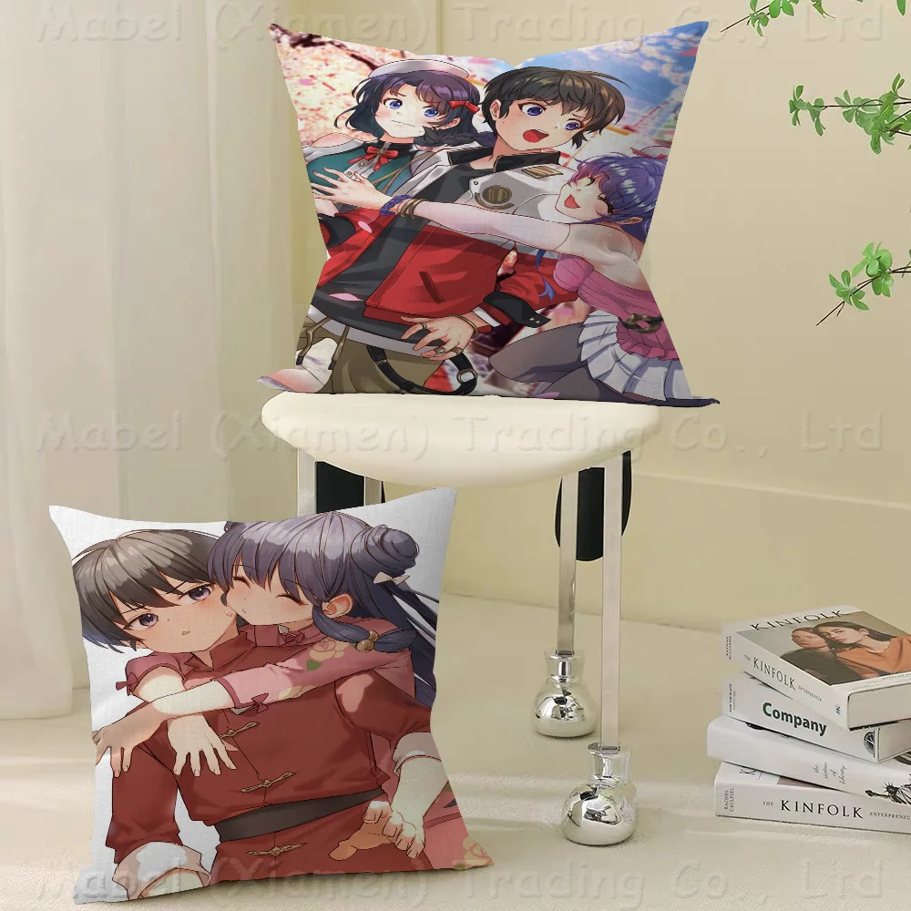 

Anime Ranma 2 1 Stitch Lucky Dragon Pillow Cover Sofa Cushion Cover Home Room Decoration Children Gift