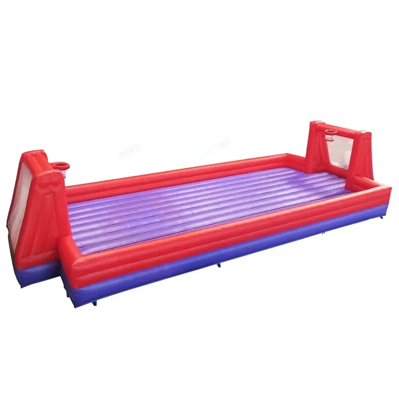 High Quality Commercial Durable Inflatable Football Field With Bounce Flooring PVC Tarpaulin Material Soccer Sport Games