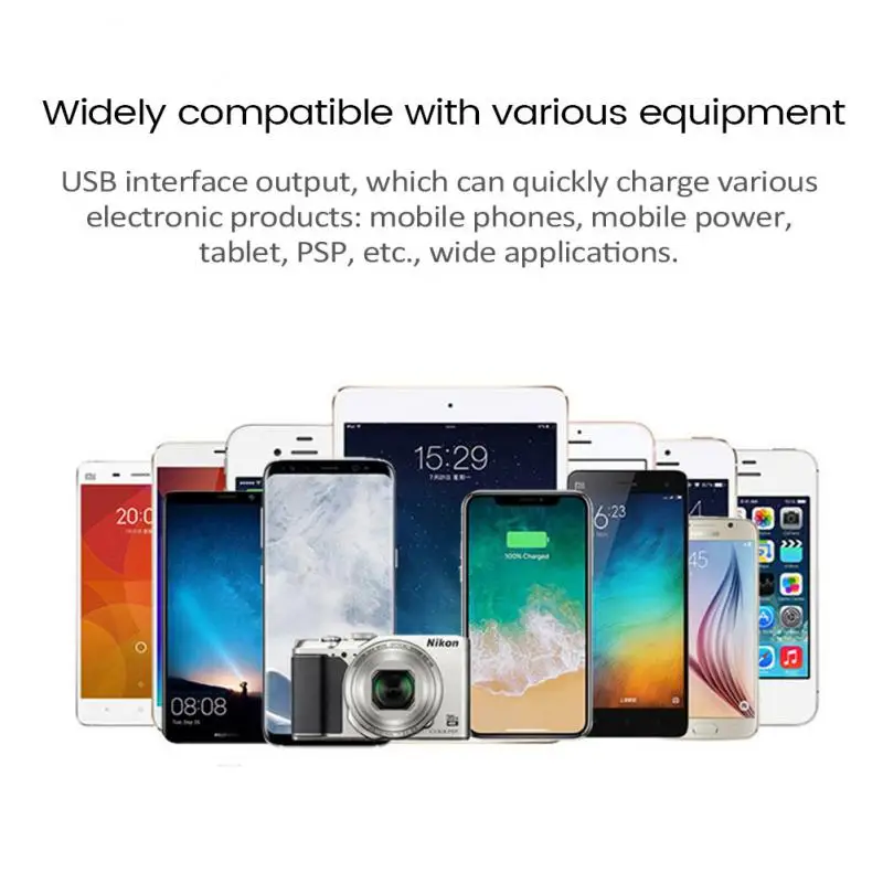 New Universal USB Mobile Phone Charger Portable Travel Charging Head For Mobile Phones/mobile Power Supplies/tablet Computers