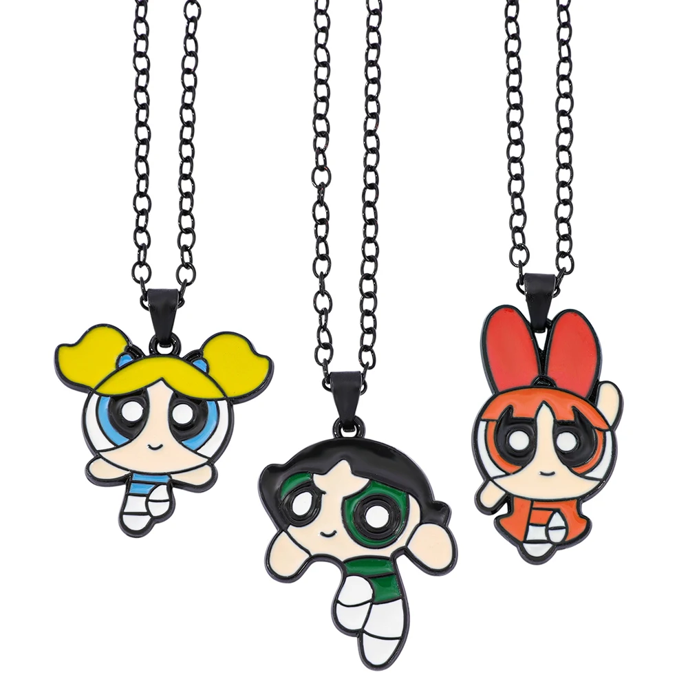 

Ожерелье с подвеской в стиле аниме из мультфильма, модное маслокапельное ювелирное изделие, кулон, подарок для хороших друзей, рождественский подарок