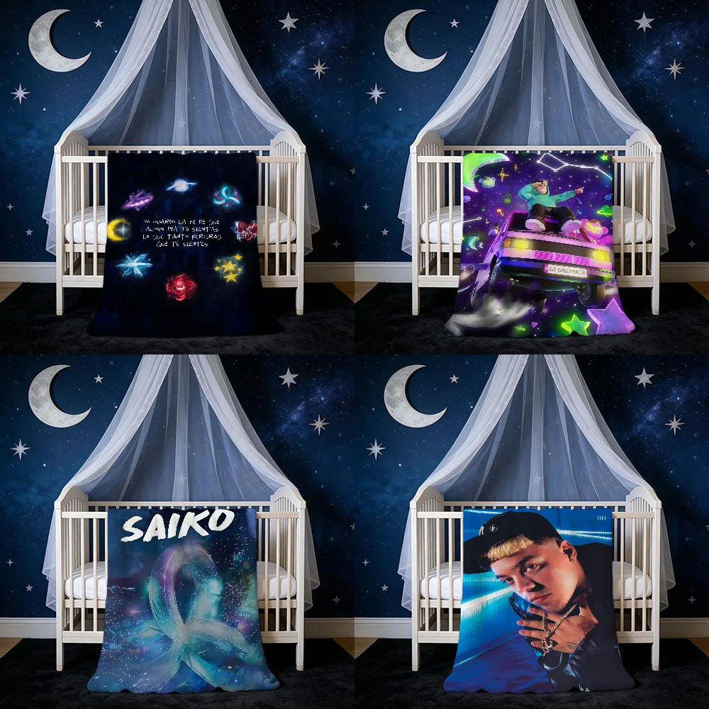S-Saiko Singer Blanket Blanket for Home Bedroom Bed Sofa Picnic Travel Office Cover Blanket Kids