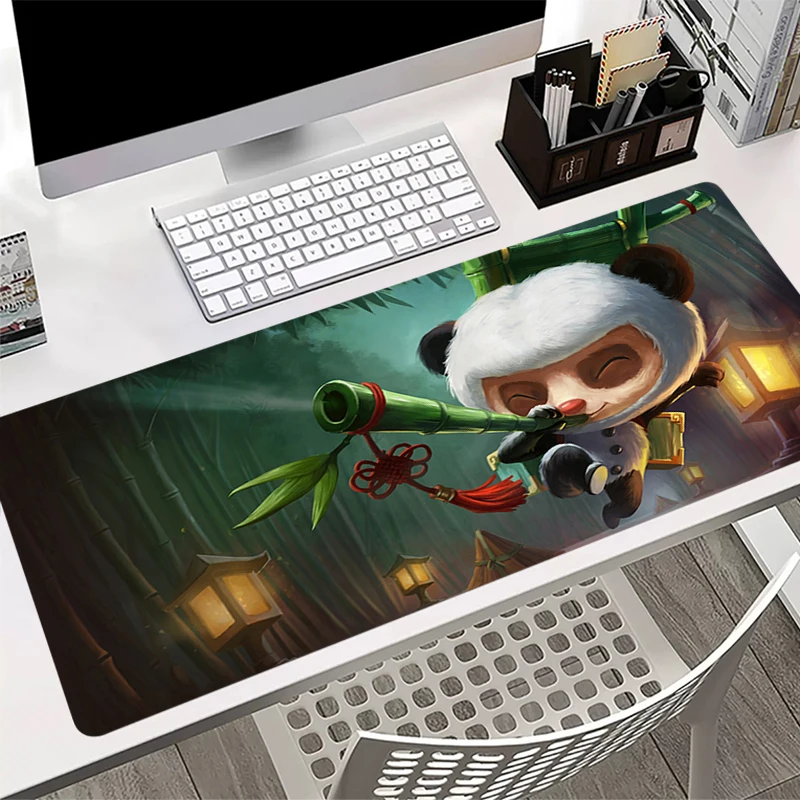 

League of Legends Teemo Gaming Mouse Pad Keyboard Mousepad Playmat Natural Rubber Office Multi-size Carpet Computer Mice Pad