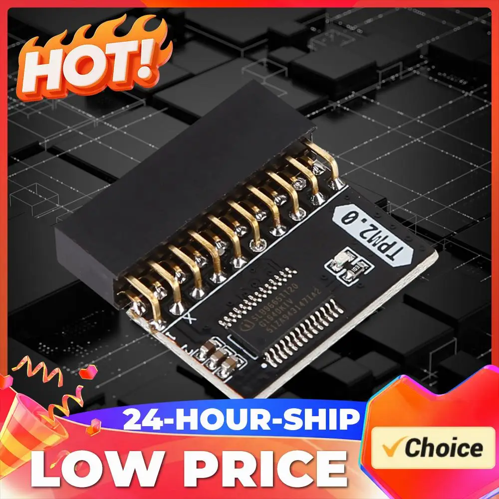 TPM 2.0 Encryption Security Module Replacement Part Motherboard Card 4 GB TPM Remote Card 20-1 Pin for Gigabyte Platform