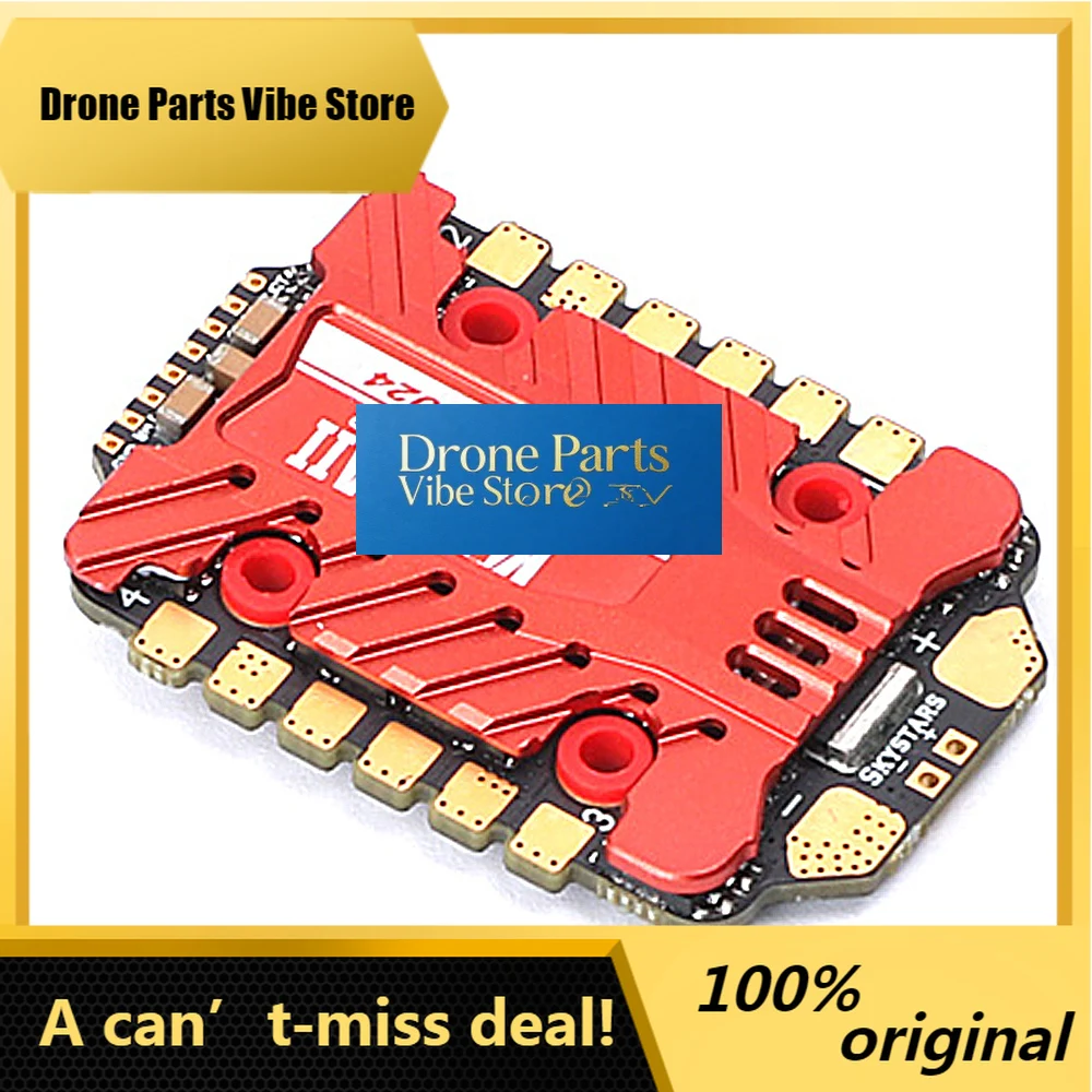 

Drone PartsSkystars KM55A V2 4IN1 ESC 3-6S Lipo AM32 DShot600 20*20mm M3 Mounting Holes For Rc Multirotor FPV Racing Drone