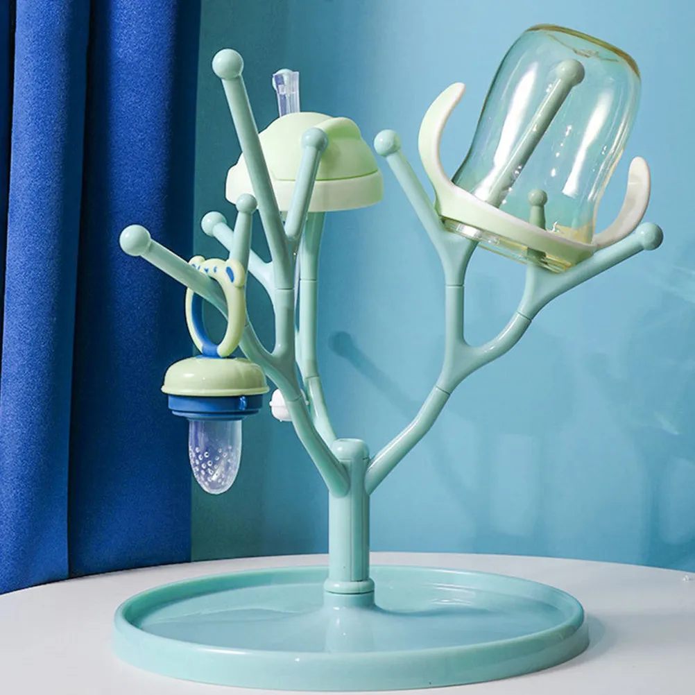 

Baby Bottle Drying Rack Detachable Adjustable Pegs Holds Multiple Sizes Cups Pacifiers Efficient Drainage Fast Dry Safe Material