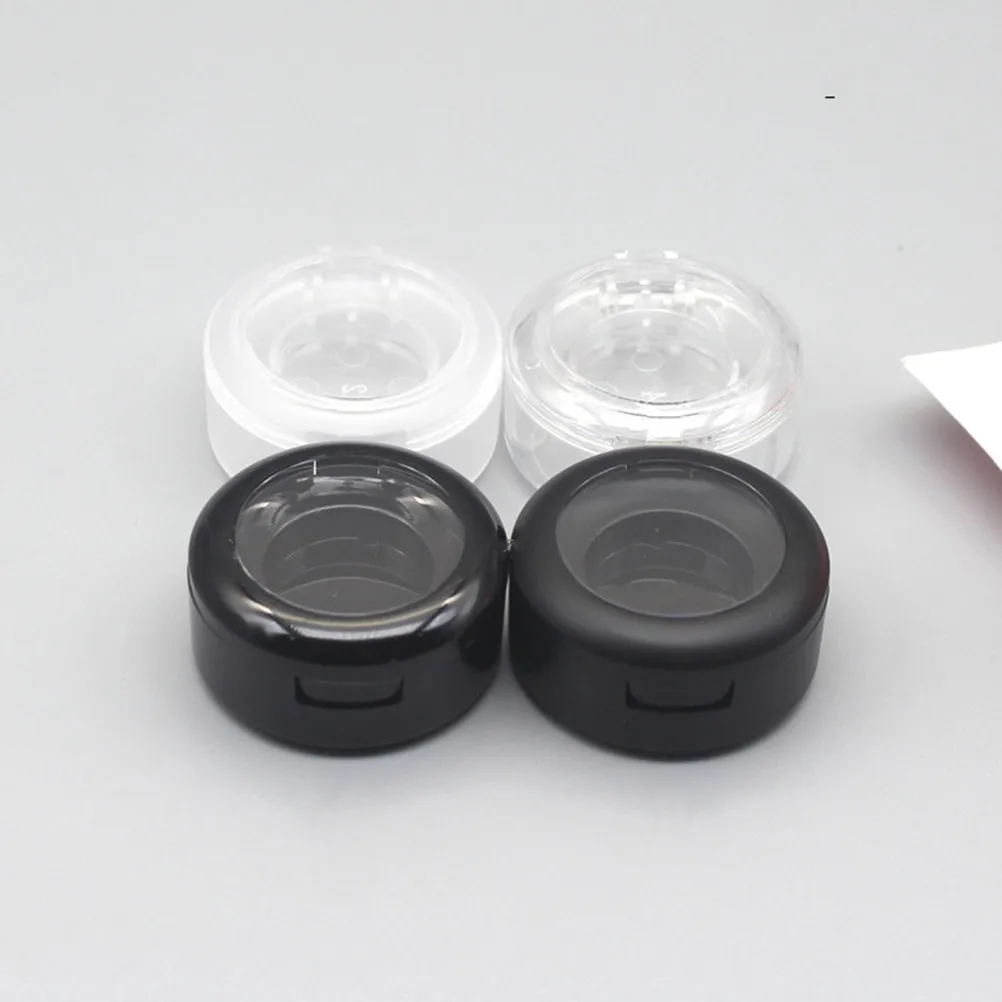 

10 комплектов пустых компактных коробочек для теней для век, портативные легкие контейнеры для хранения косметики, дорожные сменные футляры для теней