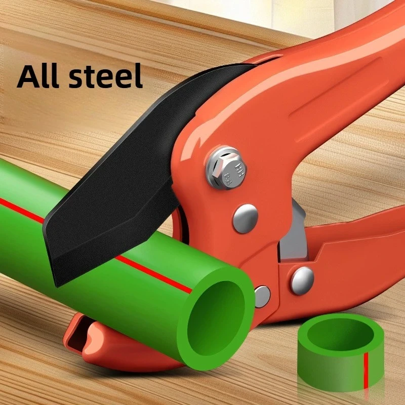 

Многофункциональные ножницы для водопроводных труб SK5, резак с храповым механизмом, ПВХ/ПУ/ПП/ПЭ, ручной инструмент для резки шлангов для сантехников, домашних работников