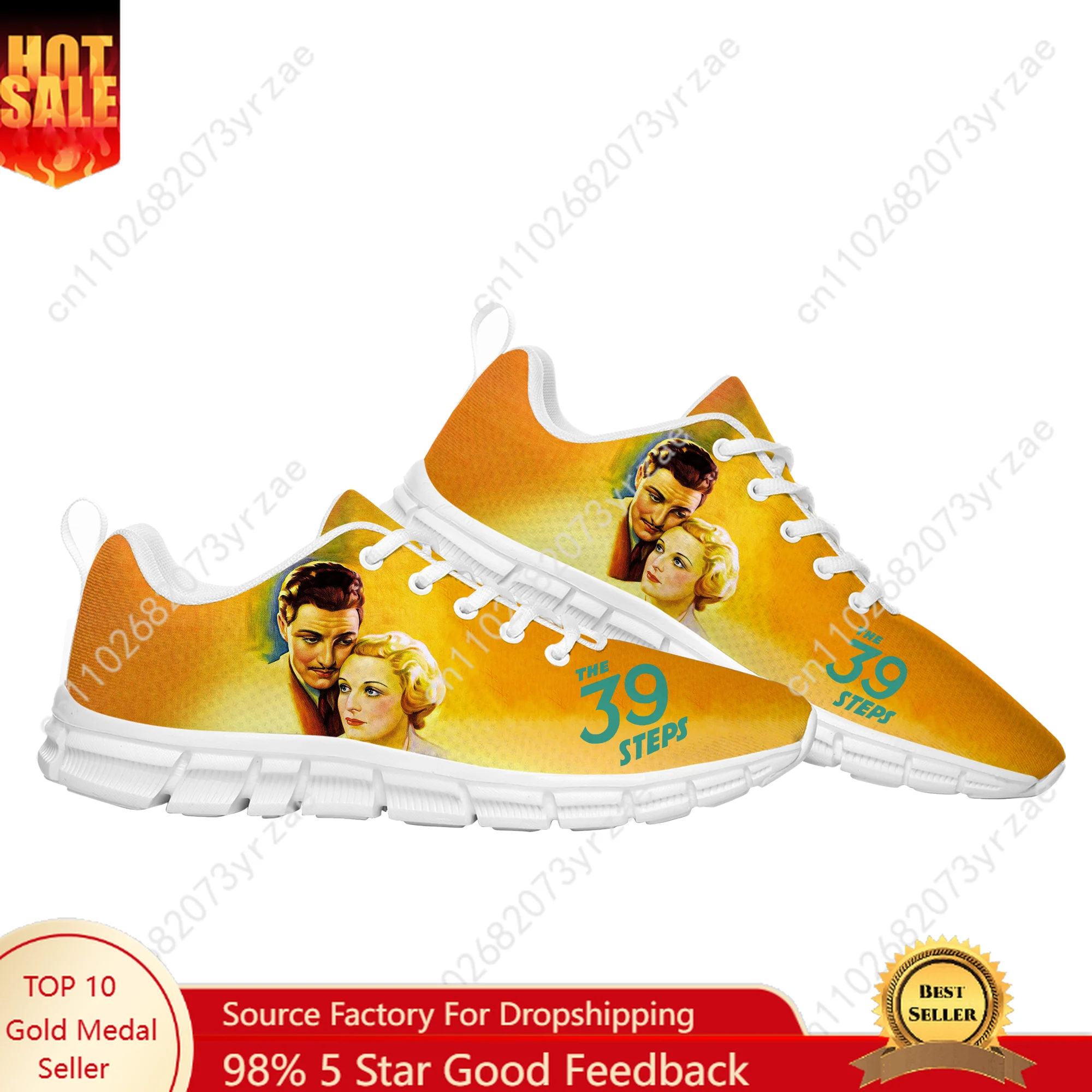 

The 39 Steps Sneakers Mens Womens Teenager Customized Sports Shoes High Quality Fashion Casual Pattern Print Customized Shoes