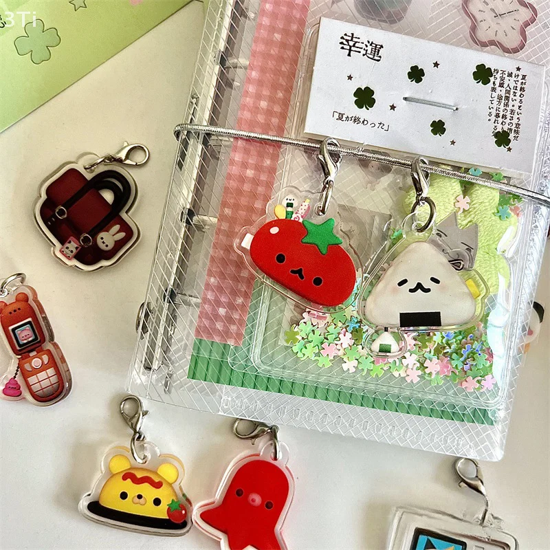 2/7 шт. Kawaii винтажный ранняя стильная подвеска в виде еды для блокнота, скрапбукинга, дневника, альбома, милый мультяшный DIY украшения, аксессуары, подарки