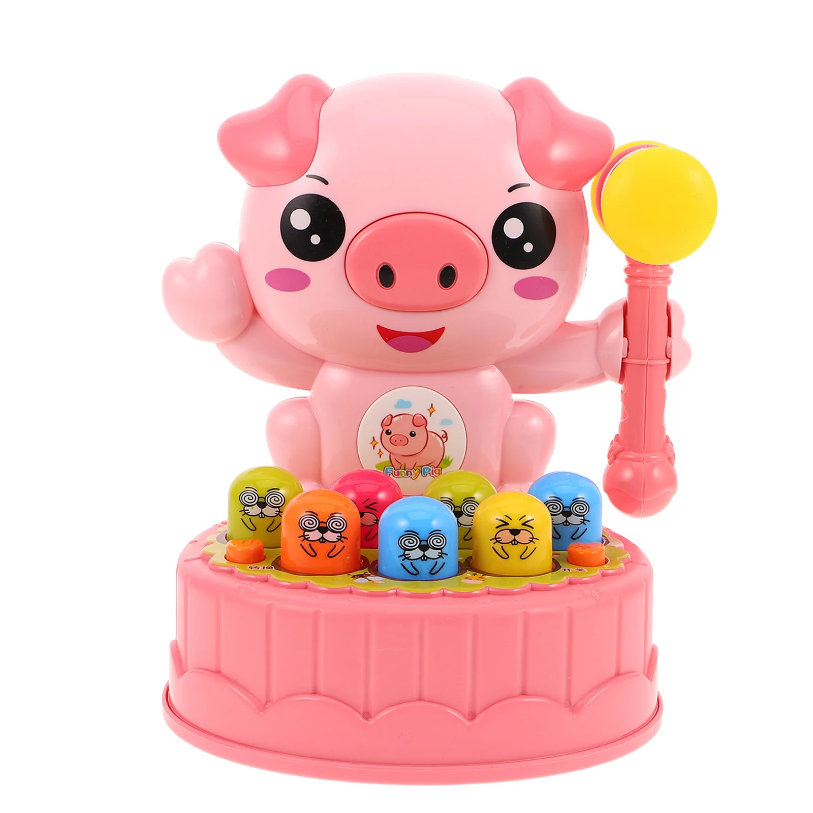 어린이 게임 장난감: 유아를 위한 대화형 망치 두드리기 교육용 놀이 세트 손과 눈의 협응 운동 능력