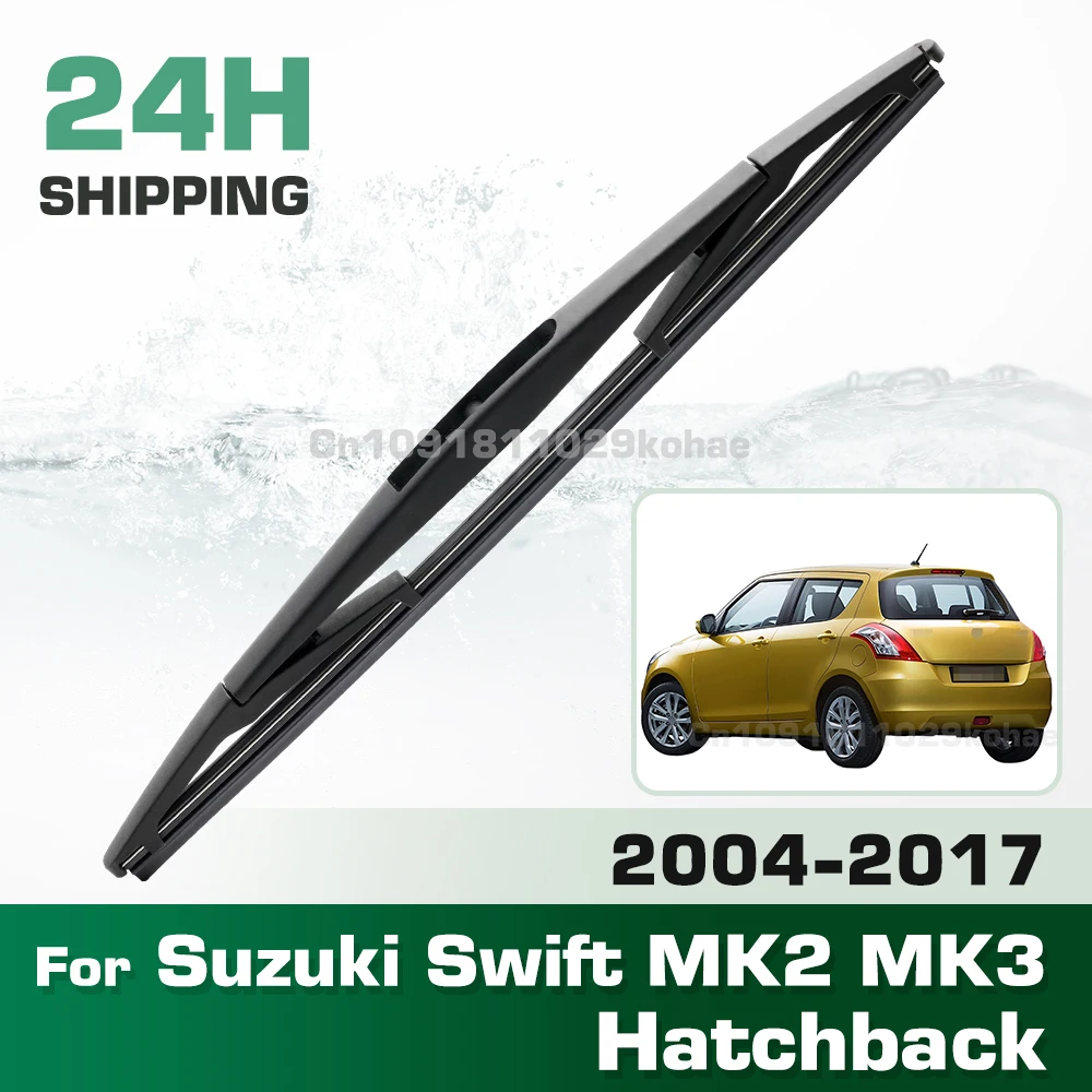 

Набор щеток заднего стеклоочистителя GREATROAD, 10 дюймов для Suzuki Swift Hatchback MK2 и 3 2004-2017, щетки для лобового стекла и окон