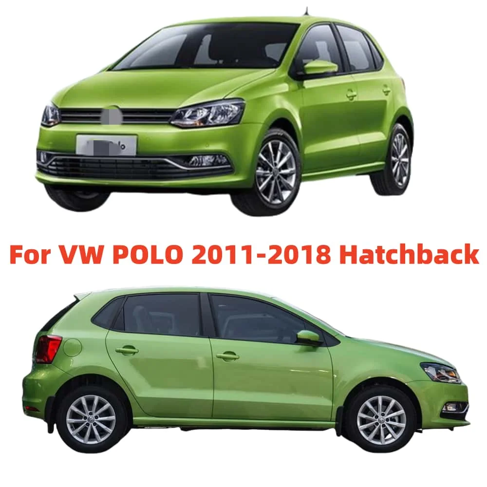 For VW Volkswagen Polo 2011-2018 Hatchback Window Visors Rain Guard Vent Deflector Weathershield Moulding Trim Cars Accessories