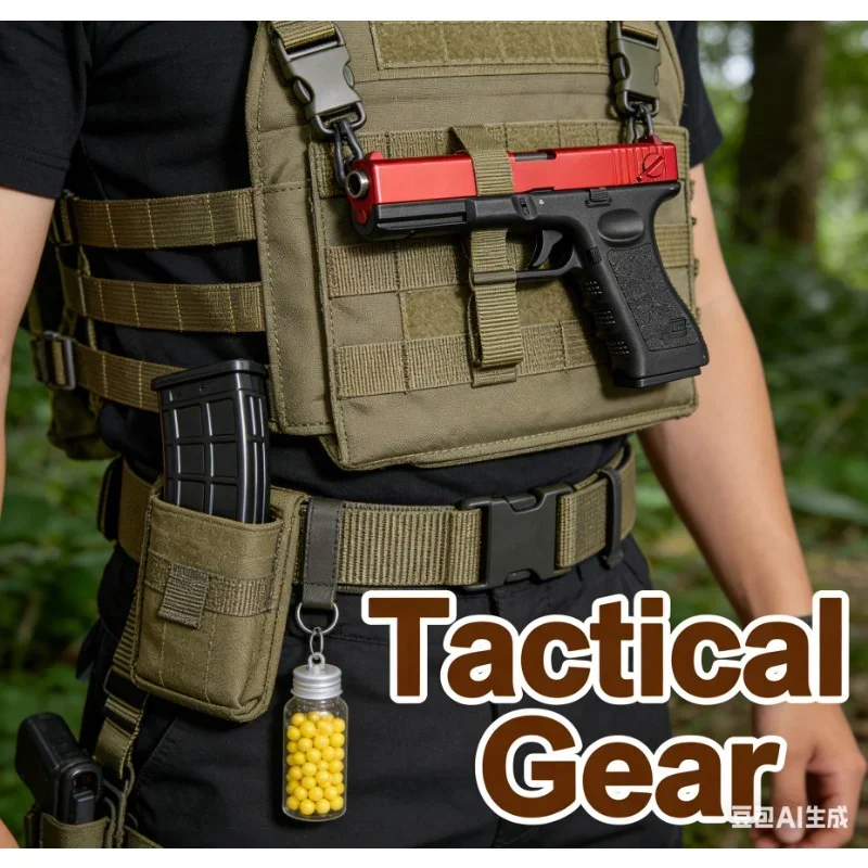 

Alloy Detachable G17 Toy Gun Free Aiming Accessory as Gift Collection Grade Appearance Perfect Birthday Present for Boys