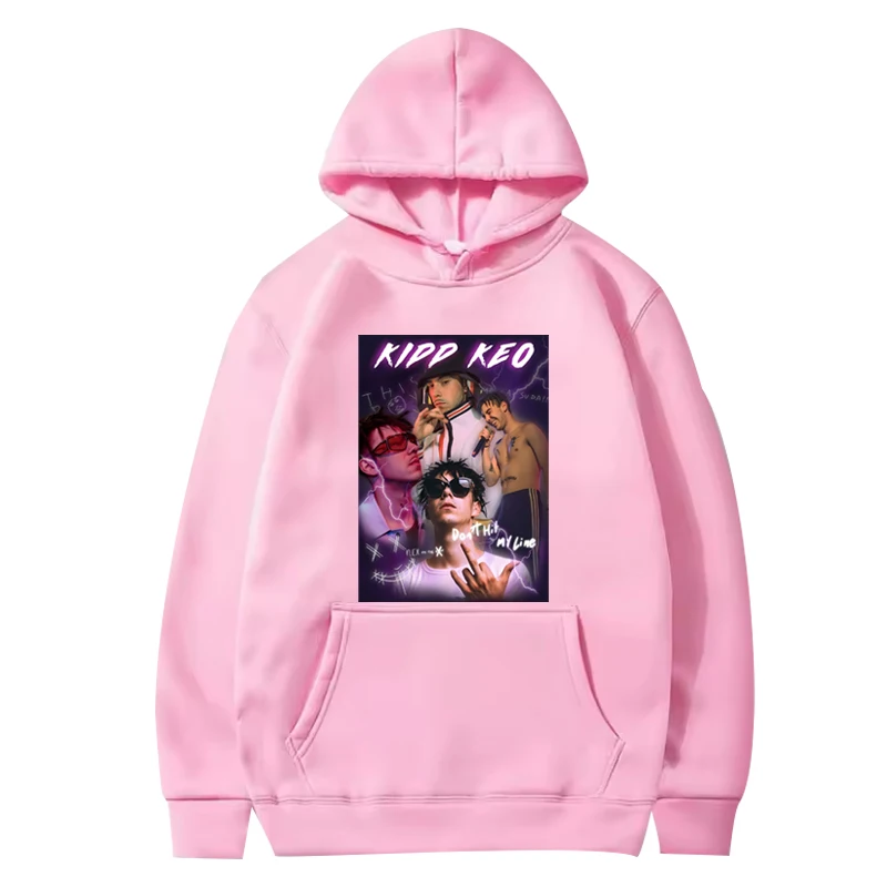 Kidd keo fashion Style graphic hoodie 2025 men ’s women vintage hip hop Long sleeve streetwear print oversized top hoodie unisex