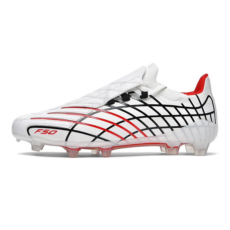 

8552 High Quality Mens Soccer Shoes Training TF/FG Outdoor Sport Football Boots Adult Long Spikes Non Slip Match Soccer Cleats
