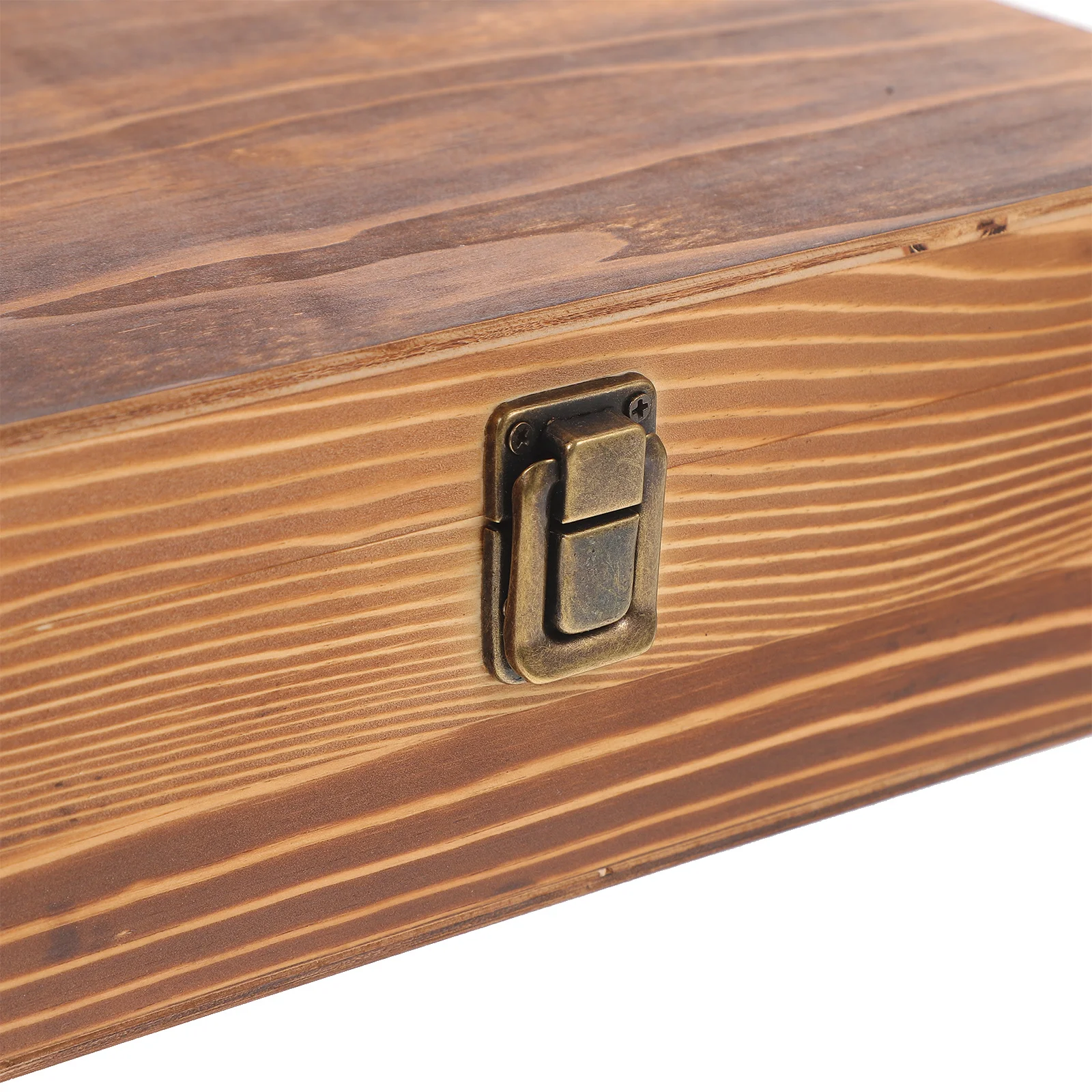 

Wooden Small Storage Box Decorative Keepsake Box Solid Wood Iron Jewelry Organizer Display Multi Purpose Container
