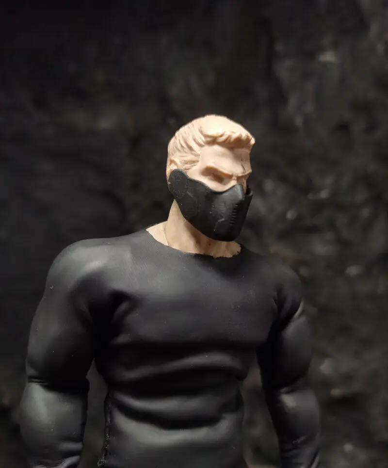 1/12 Scale Black Mask Model for 6\