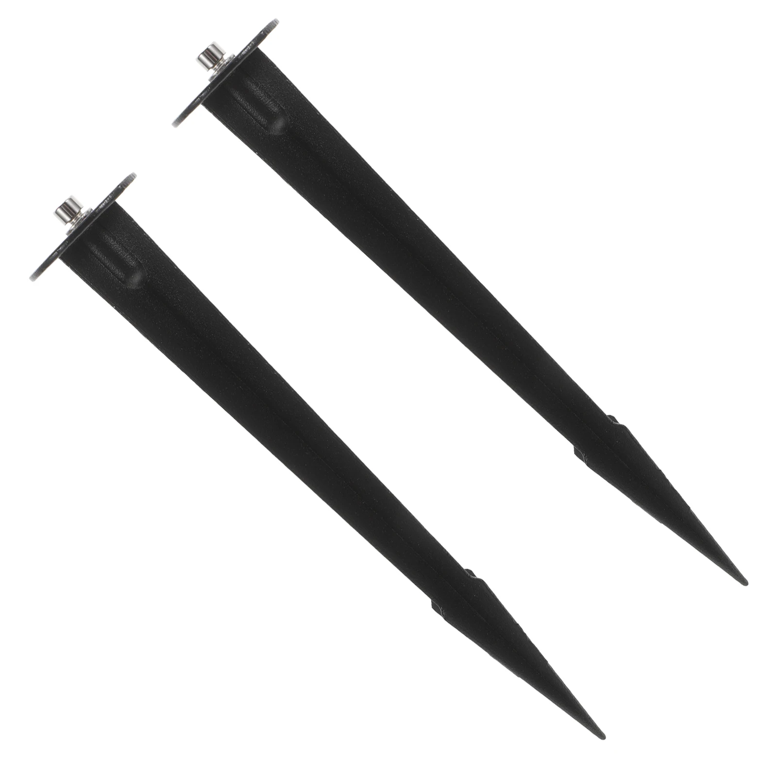 

2pcs Solar Ground Plug Light Stakes Durable Metal Landscape Lighting Aluminum Alloy Solar Light Spikes Yard Pathway Flood Lights
