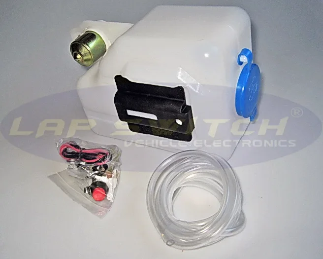 UNIVERSAL WINDSCREEN WASHER BOTTLE & PUMP MOTOR SWITCH KITS 12V 1.5L